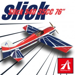 AeroPlusRC SLICK 540 35 CCM 1,93 Meter Spw. rot/blau/weiß APG035012B