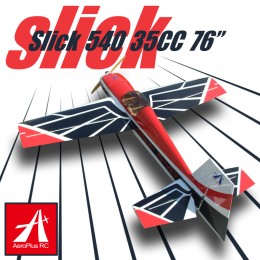 AeroPlusRC SLICK 540 35 CCM 1,93 Meter Spw. rot/schwarz/weiß APG035012C
