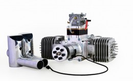 Bull Engine Zweizylinder Benzinmotor 124 ccm